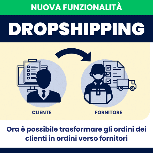 Funzionalità drop shipping